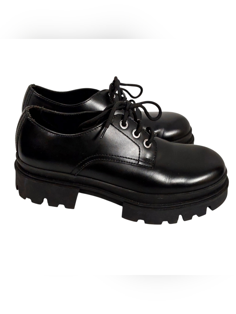 Zara Lug Sole Derby Shoes